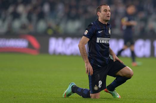 Per l'Inter ci prova Palacio in contropiede, ma El Trenza non trova il pari. LaPresse